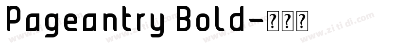 Pageantry Bold字体转换